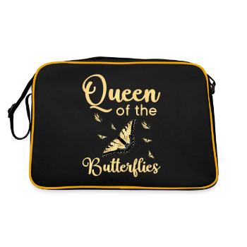 Machaon tigré Reine des papillons - Sac Retro - noir/or - Dos
