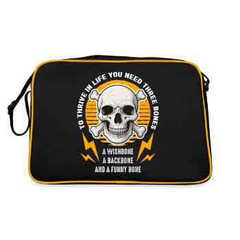 Orthopedic Surgeon To Thrive In Physical Therapy - Retro Bag - black/gold - Back