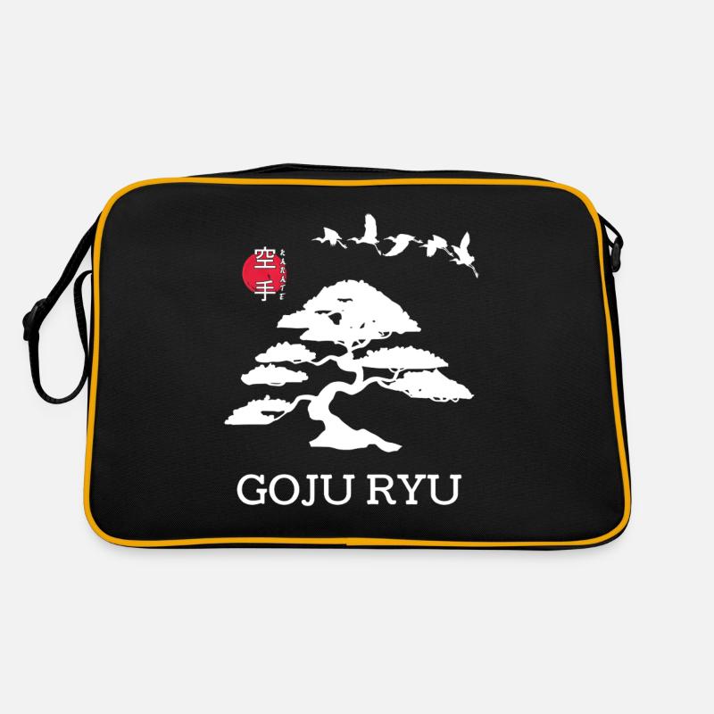 Goju Ryu Karate Best Kampfkunst Seit 1930 - Retro Tasche - Schwarz/Gold