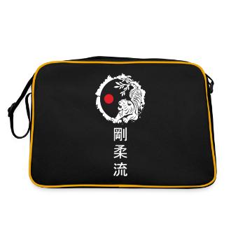 Dojo Training Karaté Le meilleur héritage de la - Sac Retro - noir/or - Dos