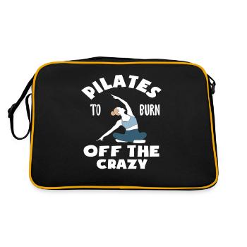 Le Pilates pour s’entraîner à la folie - Sac Retro - noir/or - Dos