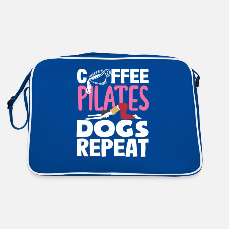 Pilates Café Chiens Répéter Sac Retro