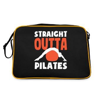 Pilates Straight Outta Pilates Style - Sac Retro - noir/or - Dos
