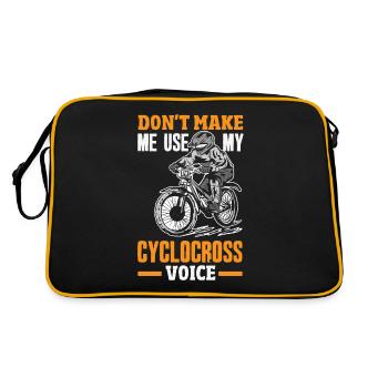 Vélo de gravier Cyclocross avec cyclo-cross - Sac Retro - noir/or - Dos