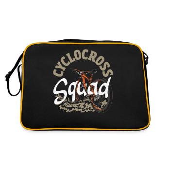 Vélo de gravier Cyclocross avec cyclo-cross - Sac Retro - noir/or - Dos