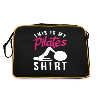 Pilates C’est ma chemise de Pilates - Sac Retro - noir/or - Dos
