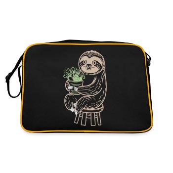 Cozy Sloth Délice végétarien végétalien - Sac Retro - noir/or - Dos