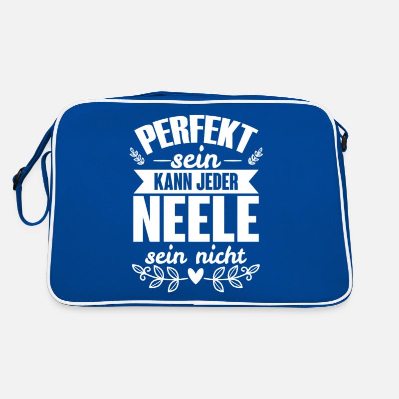 Neele - Perfekt Sein Kann Jeder Neele Sein Nicht Retro Tasche