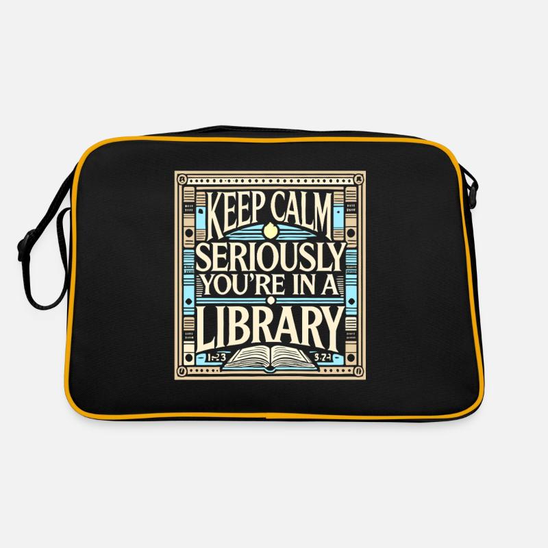 Bleiben Sie ruhig, wenn Sie sich in einer Retro Tasche