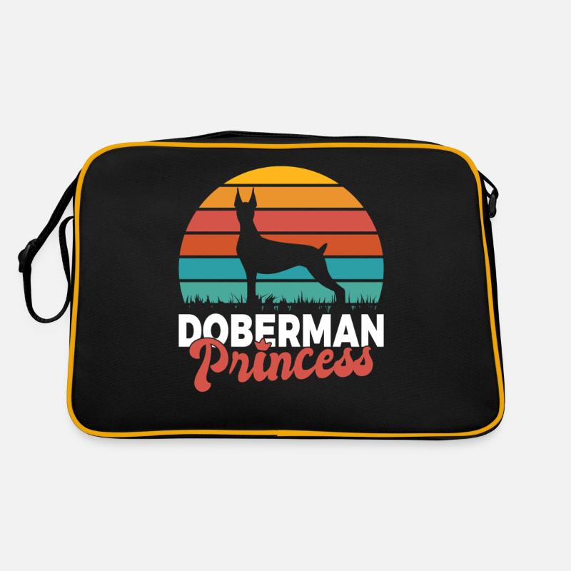 Doberman Gifts Retro Tasche