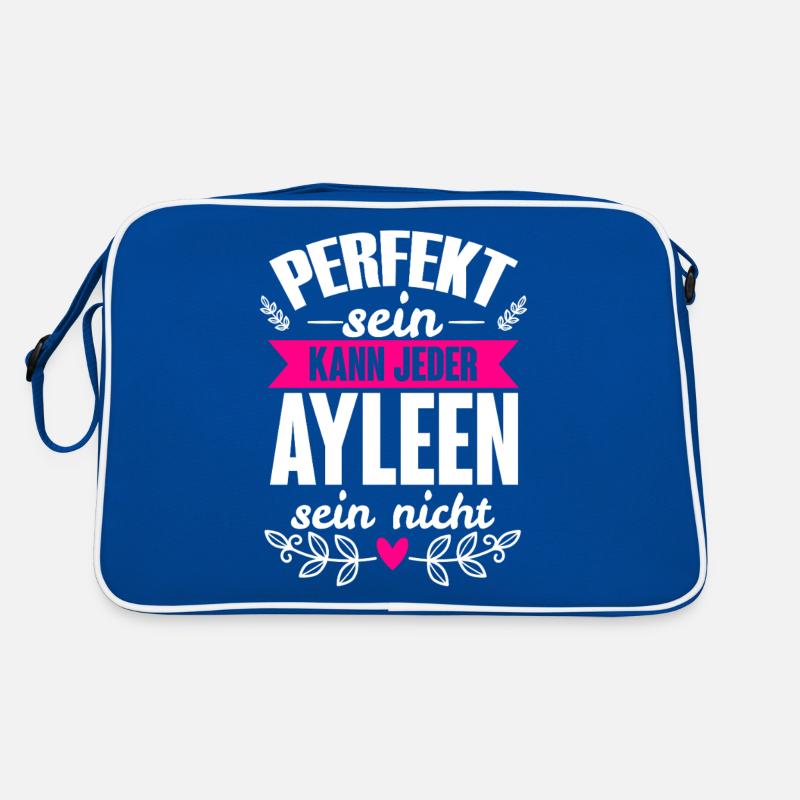 Ayleen - Perfekt Sein Kann Jeder Ayleen Sein Nicht Retro Tasche