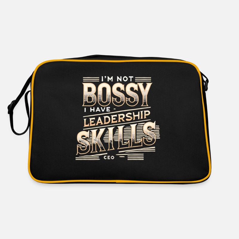 Ich bin nicht herrisch, ich habe Retro Tasche