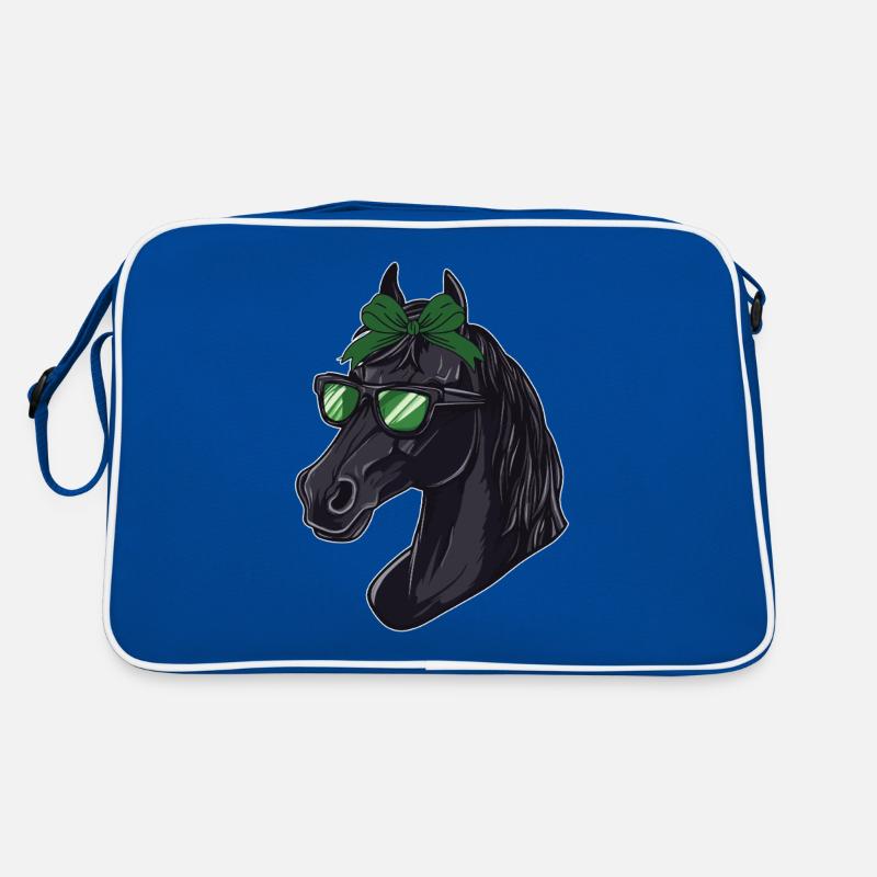 J’aime mon Percheron À la grange et Sac Retro