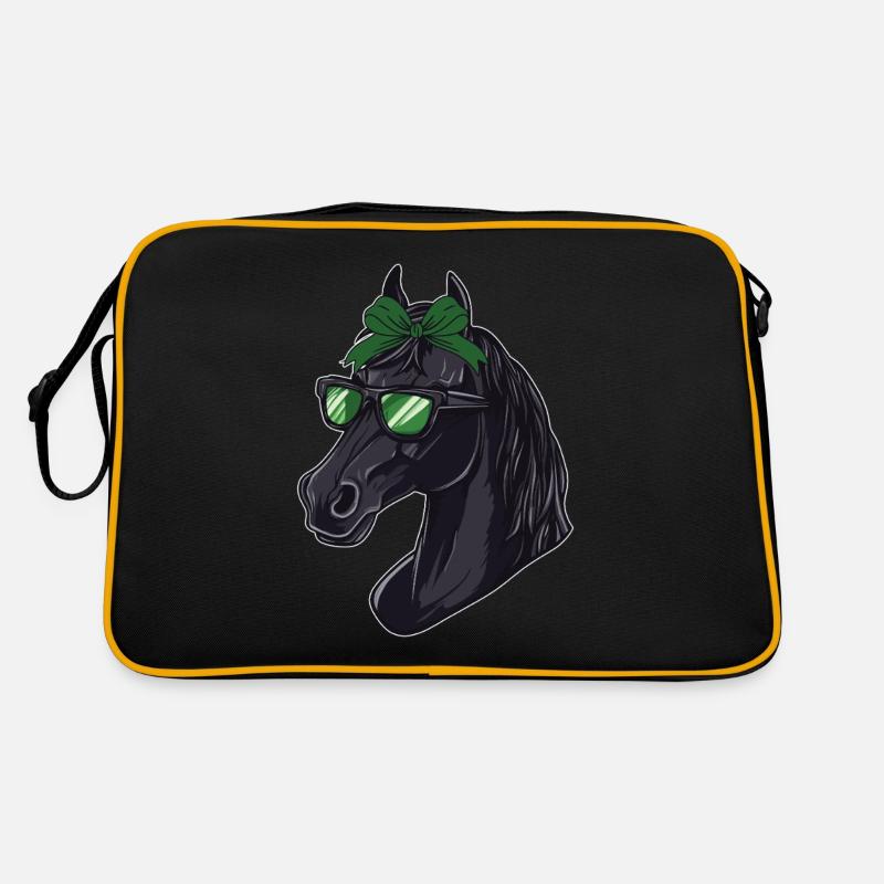 J’aime mon Percheron À la grange et Sac Retro