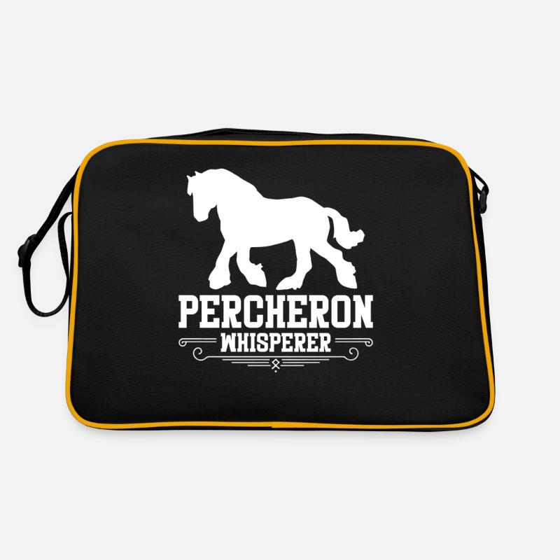 Cheval percheron Percheron Chuchoteur Sac Retro