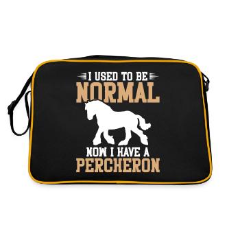 J’étais normal, maintenant j’ai un - Sac Retro - noir/or - Dos
