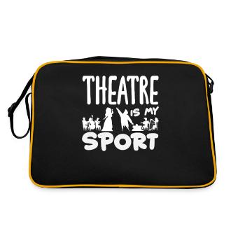 Le théâtre est mon sport musical - Sac Retro - noir/or - Dos