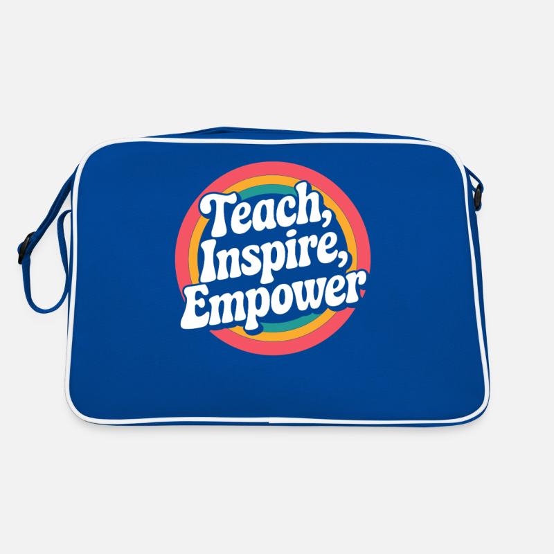Teachers: Teaching, Inspire, Empower Retro Bag