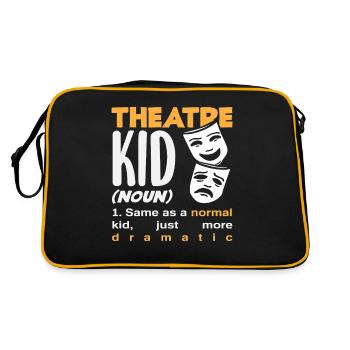 Musical Lover Theatre Child - Retro Bag - black/gold - Back
