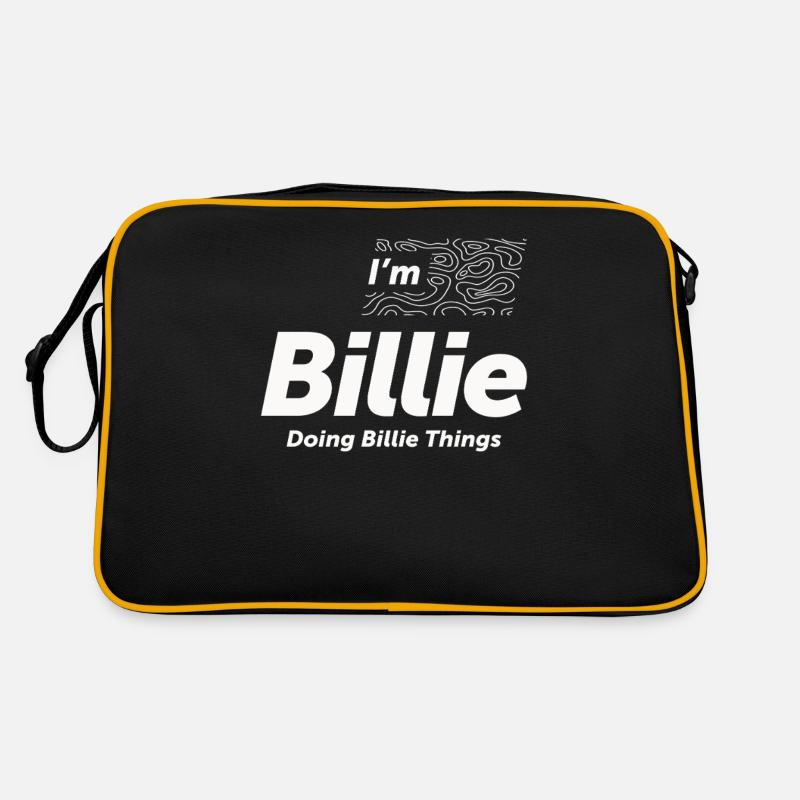 Ich bin Billie, die Billie-Dinge tut - Name Billie Retro Tasche