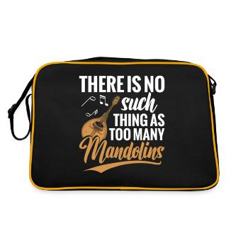 Il n’y a pas trop de mandoline - Sac Retro - noir/or - Dos