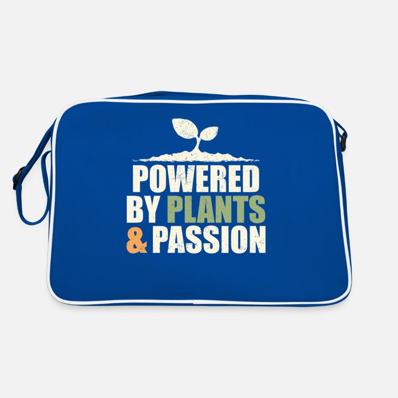 Propulsé par les plantes et la passion : végétalien Sac Retro