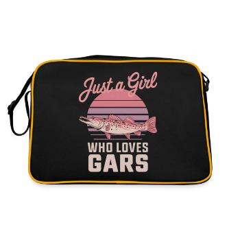 Gar - Retro Tasche - Schwarz/Gold - Hinten
