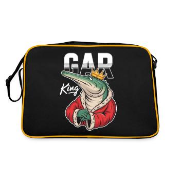 Gar - Retro Tasche - Schwarz/Gold - Hinten