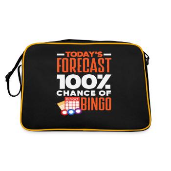 Bingo Prediction 100% Chance Bingo - Retro Bag - black/gold - Back