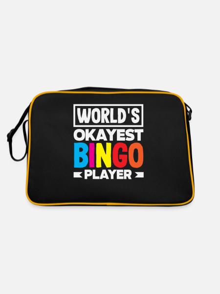 Bingo Les meilleurs joueurs de bingo du monde drôle - Sac Retro - noir/or - Dos
