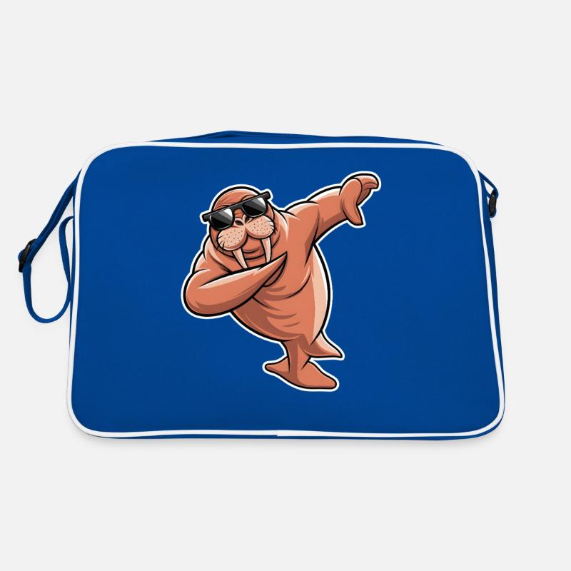 Walross Retro Tasche