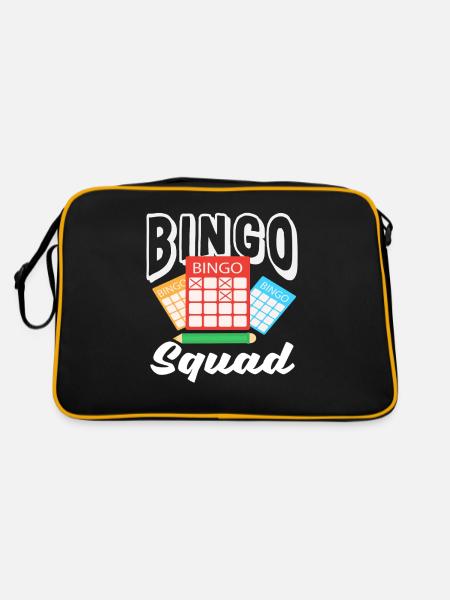 Bingo Joueur Équipe Style d’équipe - Sac Retro - noir/or - Dos