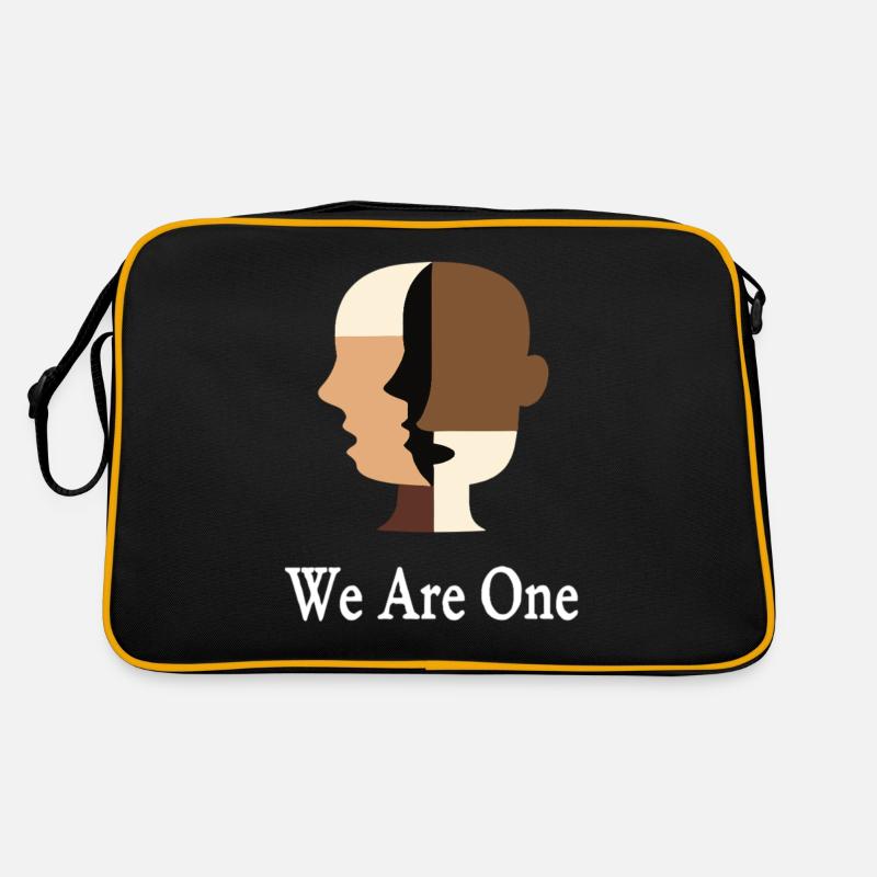 We Are One Diversity Equality Tolerance Retro Bag