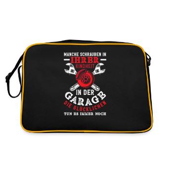 Tournevis de garage - Sac Retro - noir/or - Dos