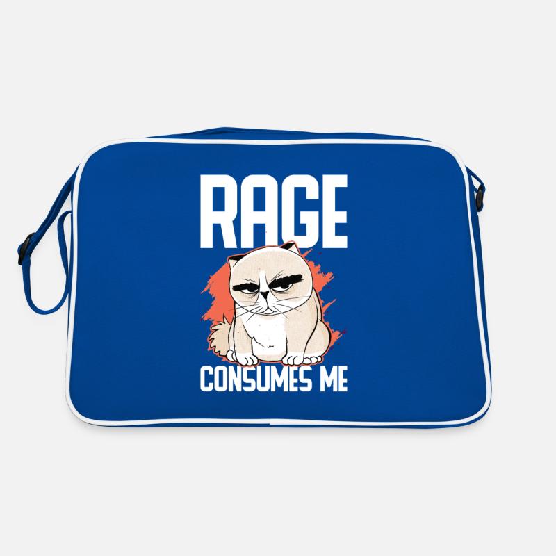 Chat Gras Gros Chat Humour Mème Sac Retro