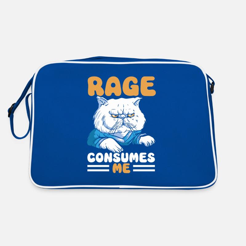 Chat Gras Gros Chat Humour Mème Sac Retro
