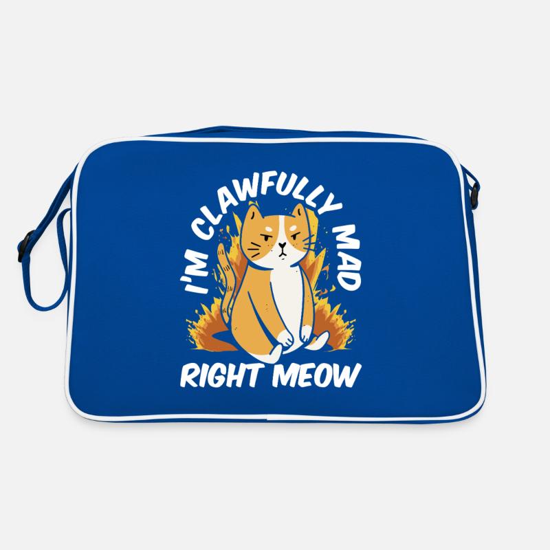 Chat Gras Gros Chat Humour Mème Sac Retro