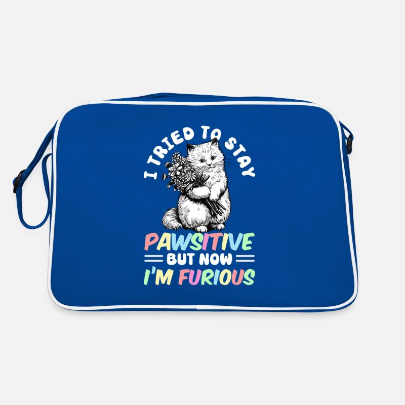 Chat Gras Gros Chat Humour Mème Sac Retro