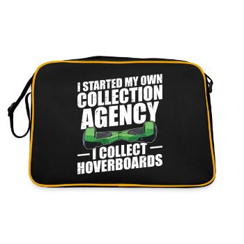 I started my own collection agency. I - Retro Bag - black/gold - Back