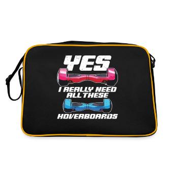yes, I really need all these hoverboards - Retro Bag - black/gold - Back