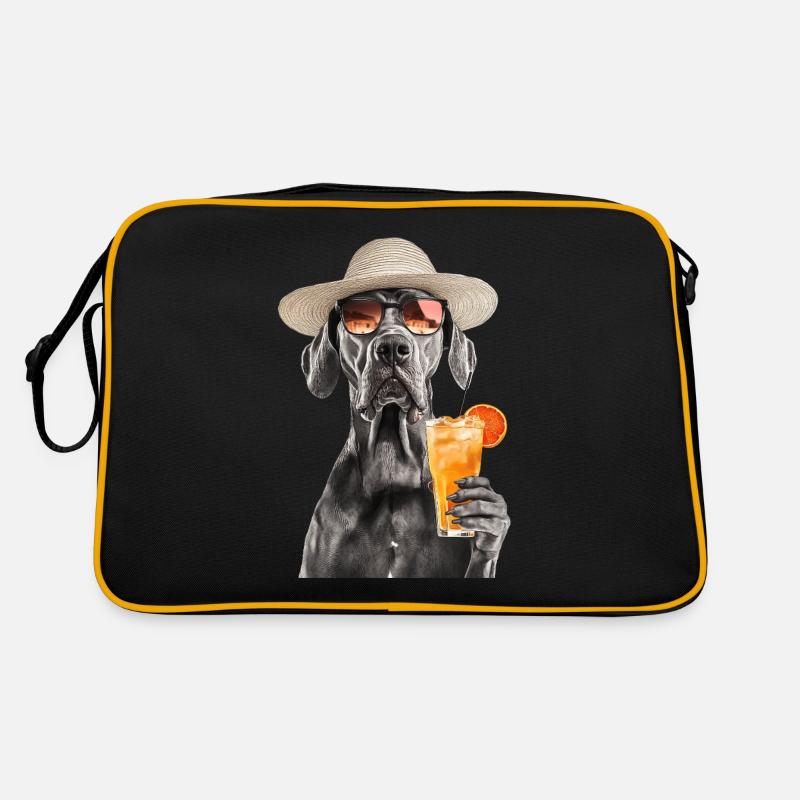 Deutsche Dogge Retro Tasche