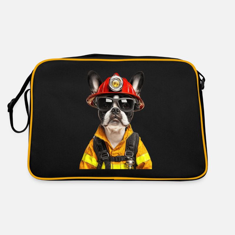 Boston Terrier Retro Tasche