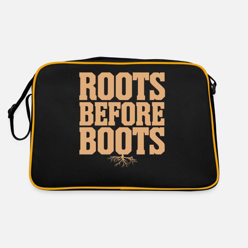 Roots Before Boots Végétalien Végétarien Sac Retro