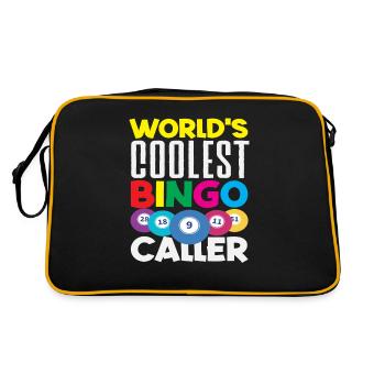 Bingo Player Coolest Caller Worldwide - Retro Bag - black/gold - Back