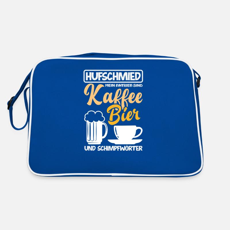 Collecte de jurons de bière de café de maréchal-ferrant Sac Retro