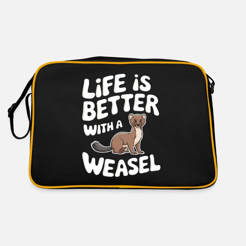 Wiesel Retro Tasche