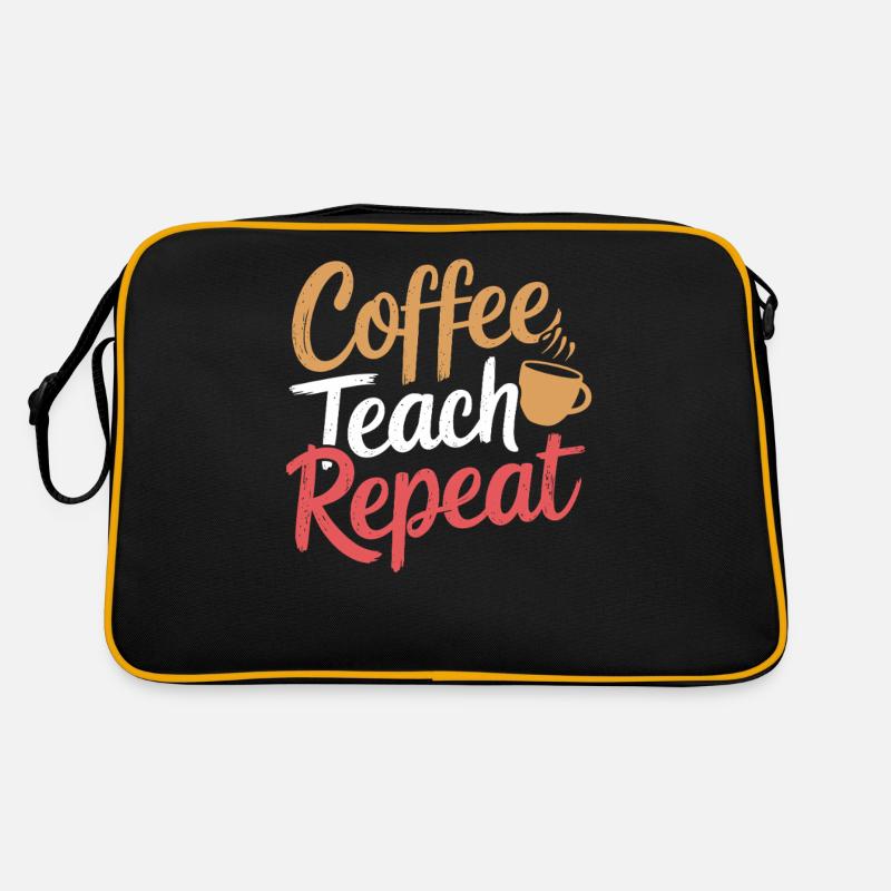 Coffee Teaching Repeating Teacher Everyday Life Retro Bag