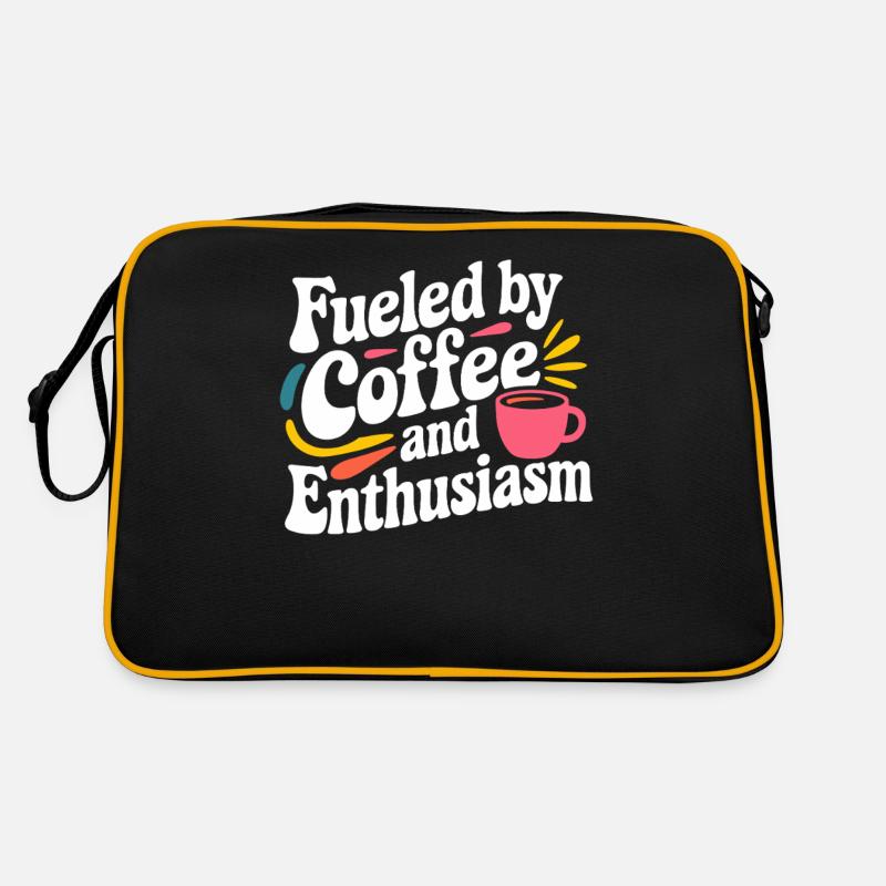 Teacher: Driven by Coffee and Enthusiasm Retro Bag