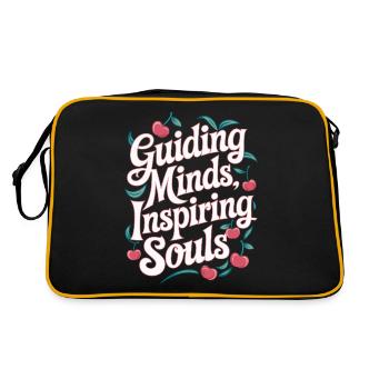 Teachers: Leaders, Inspiring Souls - Retro Bag - black/gold - Back