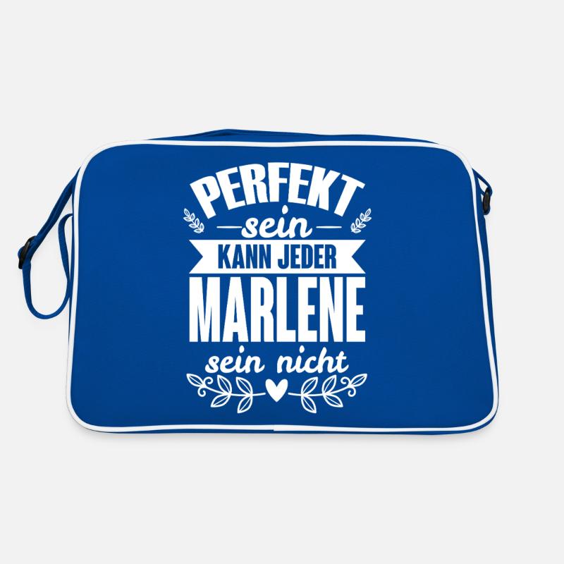 Marlene - Perfekt Sein Kann Jeder Marlene Nicht Retro Tasche